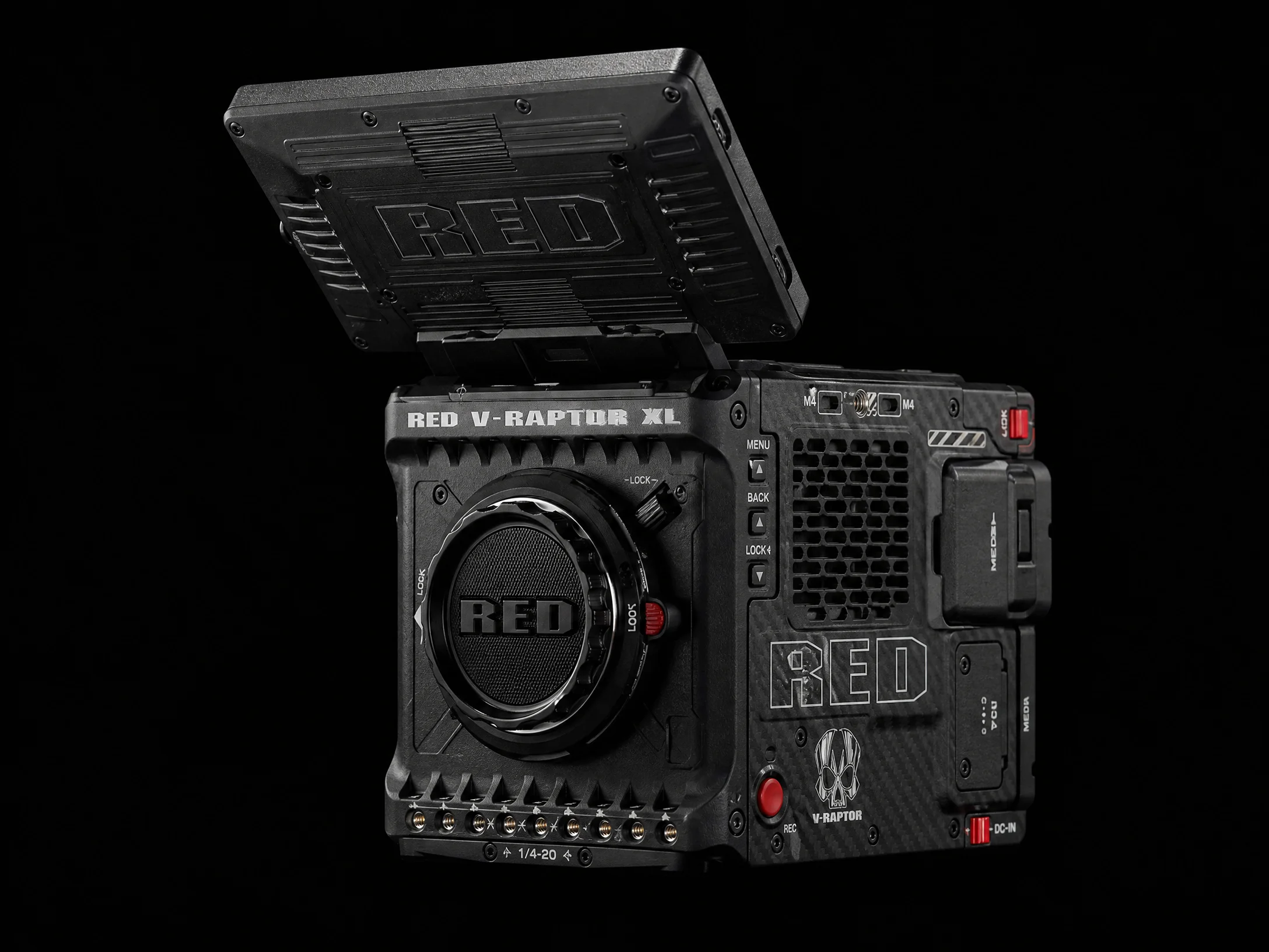 RED V-RAPTOR XL摄影机侧面展示​
